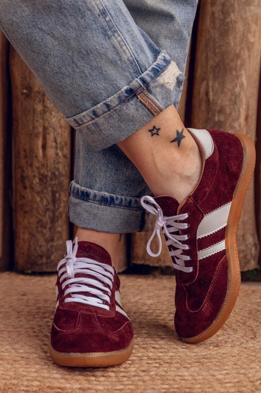 Zapatillas Azucena Bordo — Talle 37